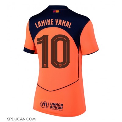 Zenski Nogometni Dres Barcelona Lamine Yamal #10 Rezervni 2025-26 Kratak Rukav Zenski Nogometni Dres Barcelona Lamine Yamal #10 Rezervni 2025-26 Kratak Rukav
